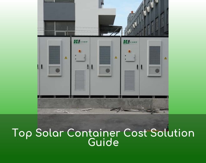 Top Solar Container Cost Solution Guide